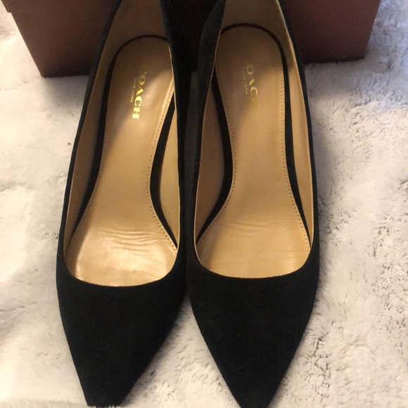 Coach suede leather pointy heels! Same condition when bought tried to wear! - Picture 12 of 12